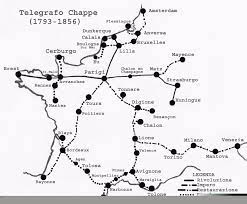 Mappa linea telegrafica napoleonica (Wikipedia)