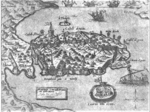 Mappa antica di Nauplion (foto web)